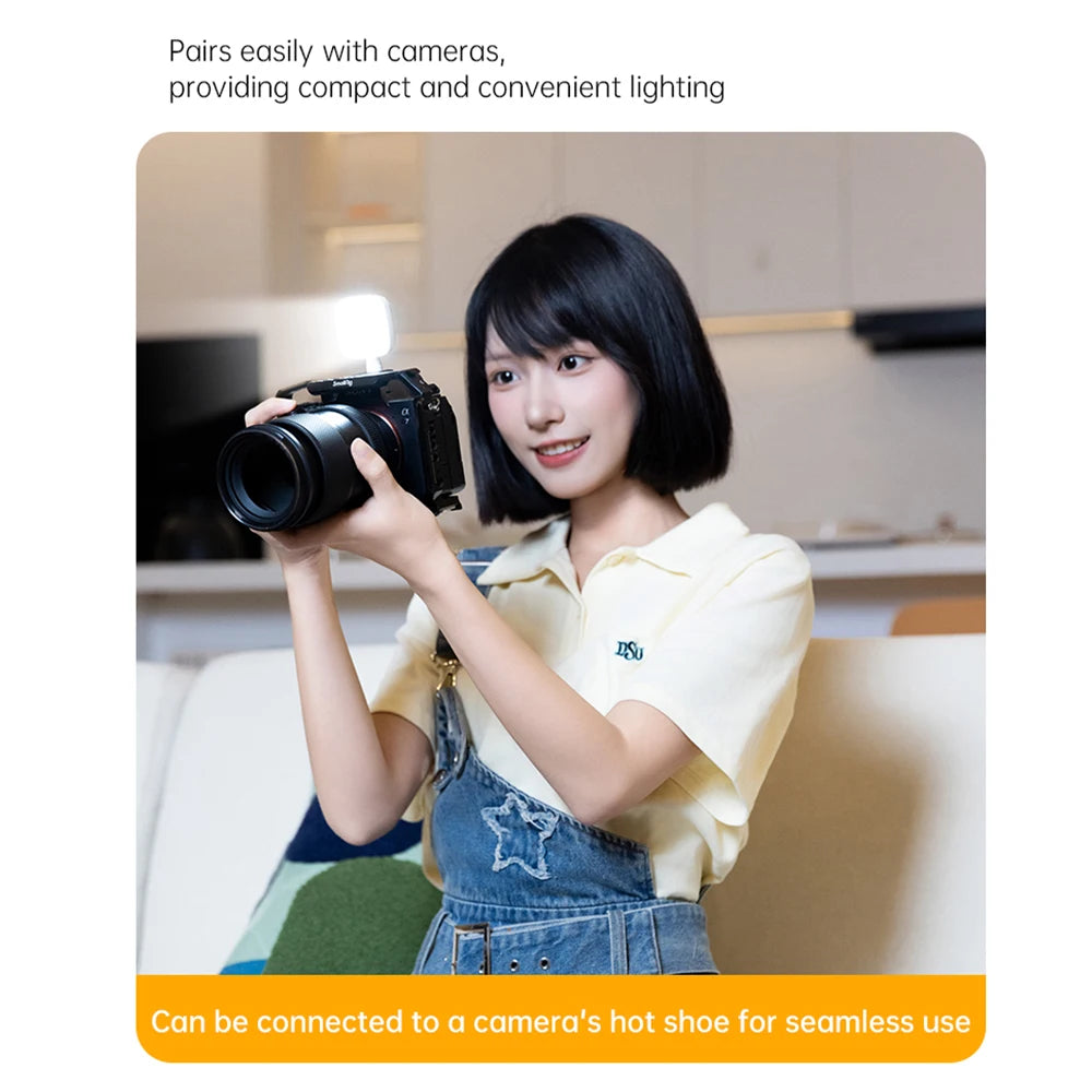 Portable LED Selfie Light Camera Mini Fill Light Rechargeable Phone Night Lights USB Clamp Lamp For Laptop Tablet TikTok Video