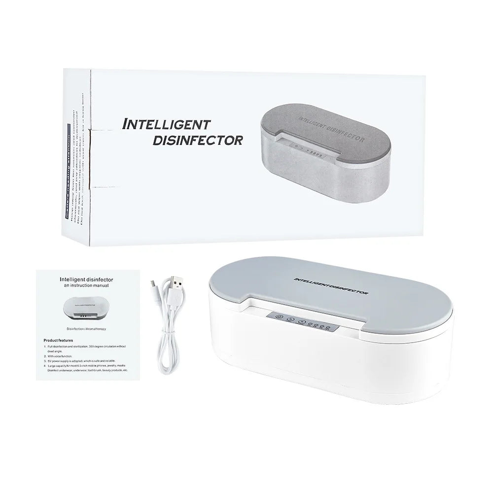 UV Nail Manicure Make up Tool Sterilizer Disinfection Box Ultraviolet Light Disinfection Aromatherapy Device For Jewelry Glasses