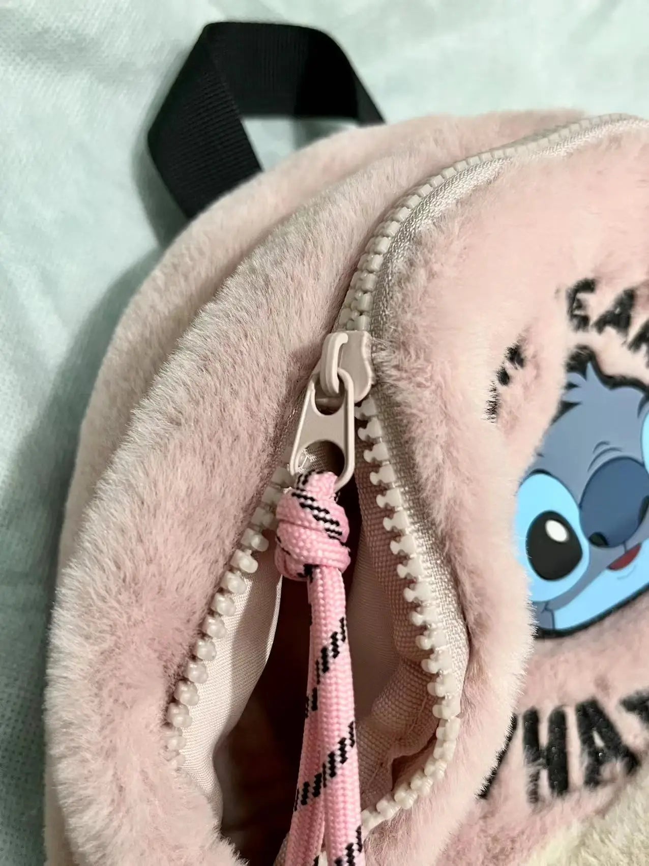 Disney New Cartoon Stitch Plush Children's School Bag Kindergarten Cute Fashion Color Blocking Backpack
